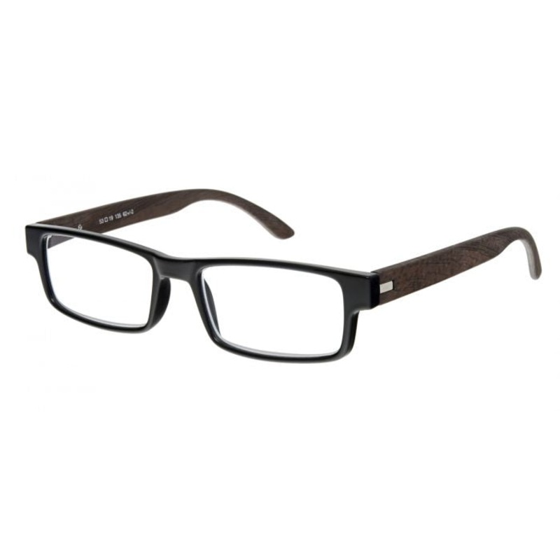 Oakland Ebony Glasses +1.5