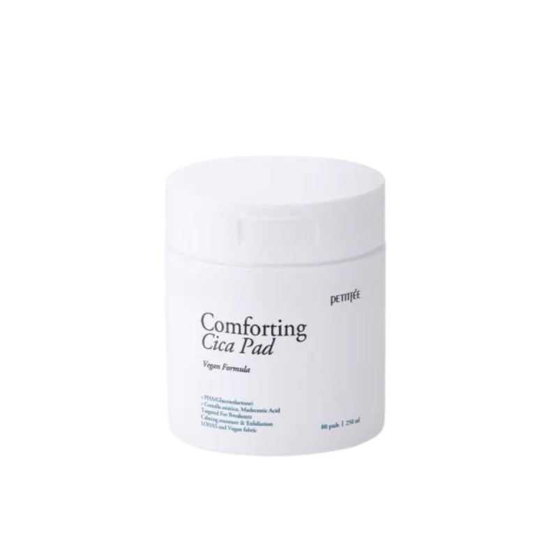 PETITFEE Comforting Cica Pad 250ml 80ea