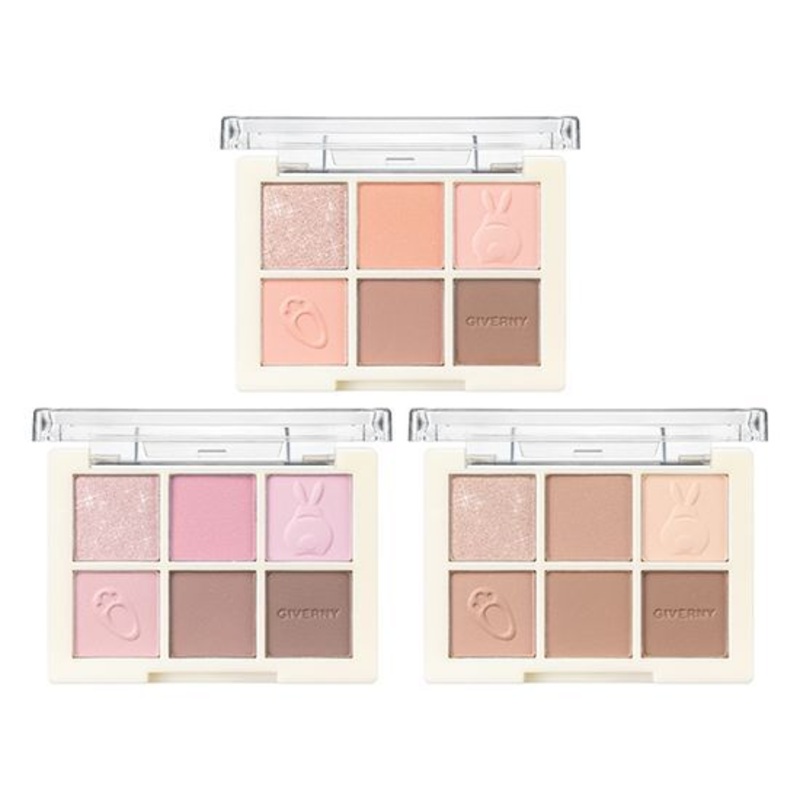 GIVERNY Soft Eye Palette 5g (Lazy Bunny Collection) 01 Lazy Coral