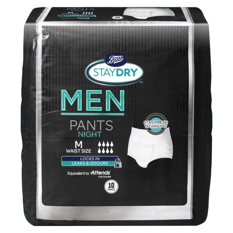 Staydry Men Night Pants Medium – 10 Pants