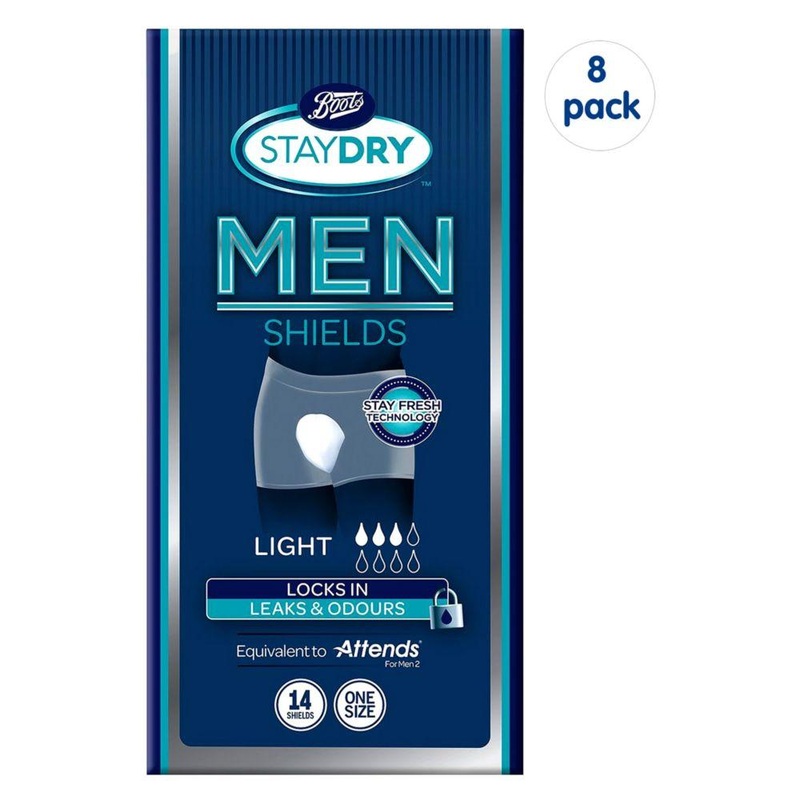 Staydry For Men Light – 112 Shields (8 Pack Bundle)