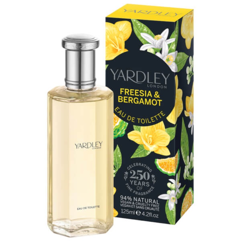Yardley Freesia & Bergamot Contemporary Freesia & Bergamot Eau de Toilette Spray 125ml 125ml
