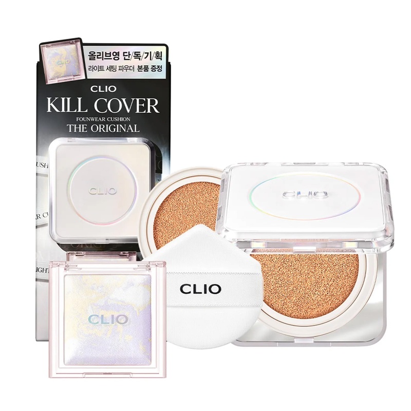 CLIO Kill Cover Founwear Cushion The Original 15g x 2ea (Original + Refill) 19C Light