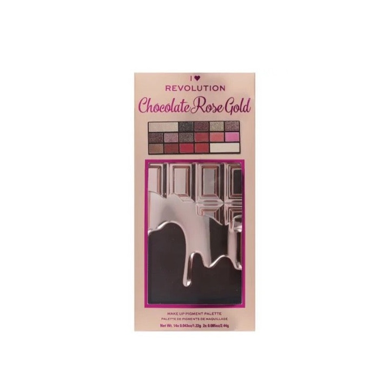 I Heart Revolution Eyeshadow Palette Chocolate Rose Gold