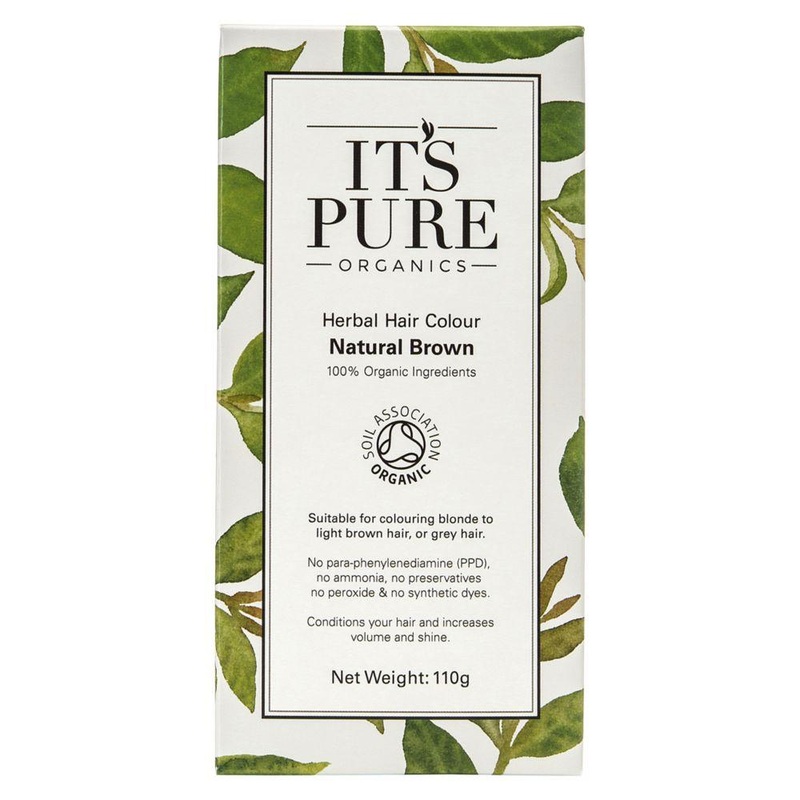 Organic Herbal Hair Colour Natural Brown