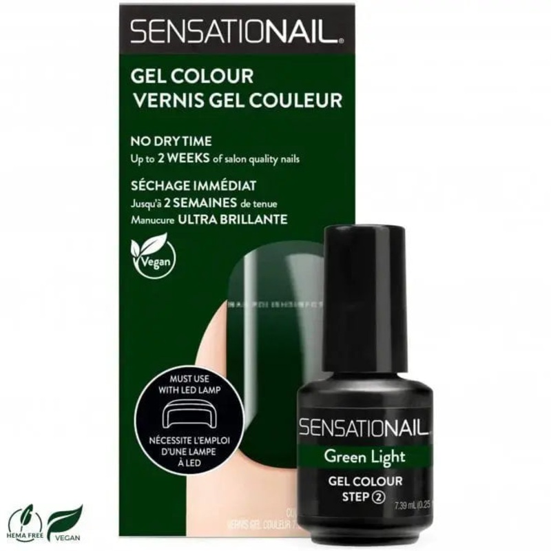 SENSATIONAIL Step 2 Gel Polish 7.39ml – Green Light