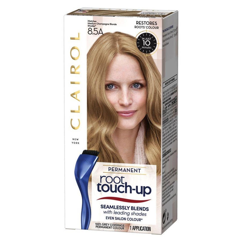 Root Touch-Up Permanent Hair Dye 8.5A Medium Champagne Blonde 30Ml