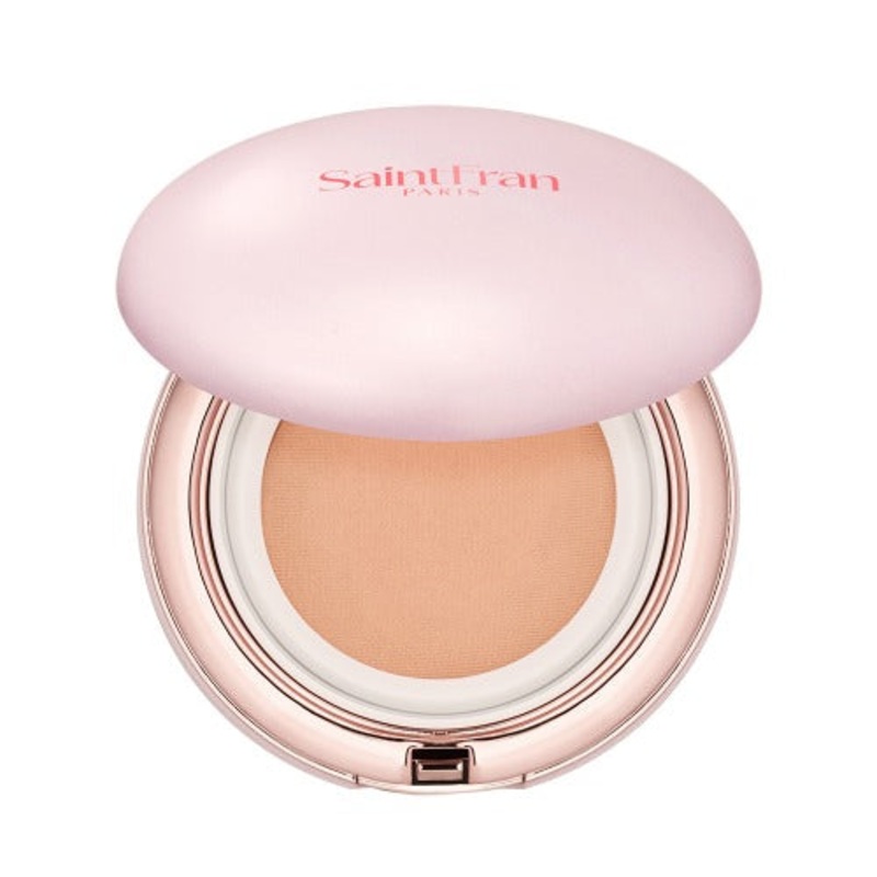 SaintFran W Skin Treatment Cushion Pact SPF50+ PA++++ 12g #Peach