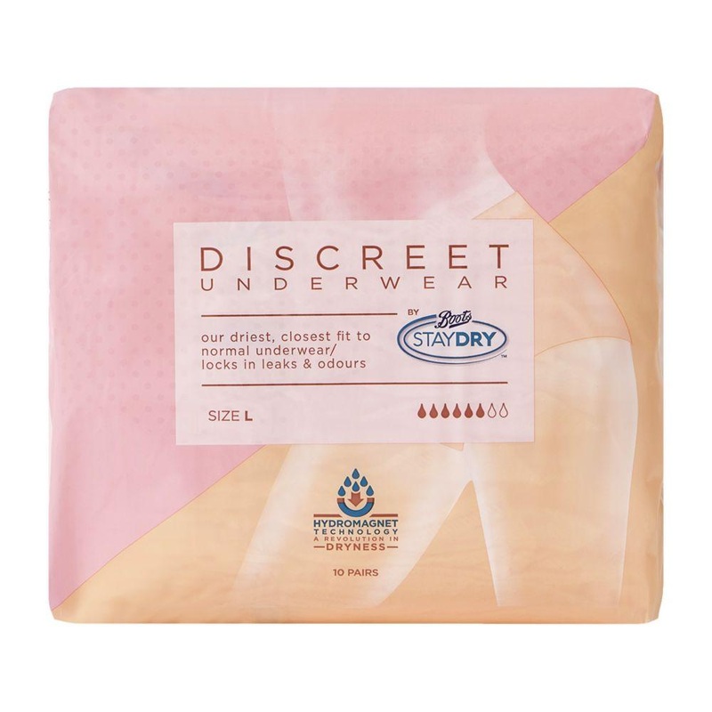 Staydry Discreet Pants – 10 Pants Large
