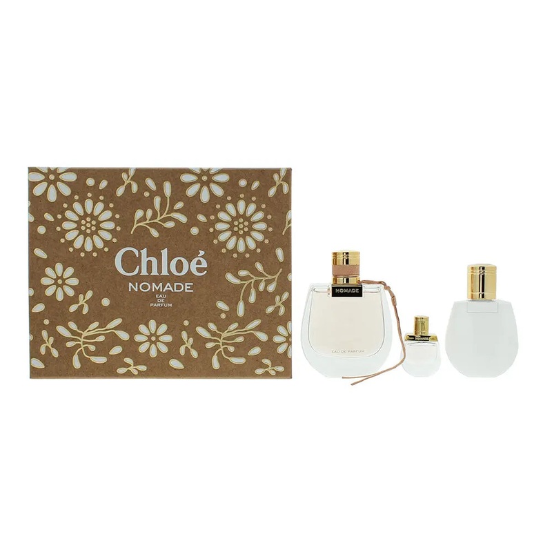 Chlo Nomade 3 Piece Gift Set: Eau de Parfum 75ml – Body Lotion 100ml – Eau de P