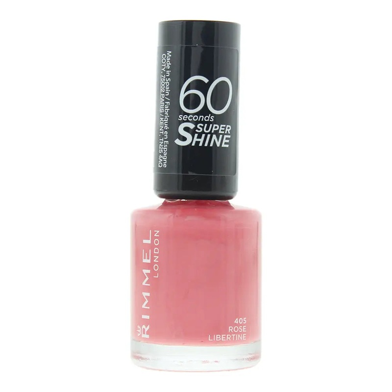 Rimmel 60 Seconds Super Shine Nail Polish 6ml – 405 Rose Libertine