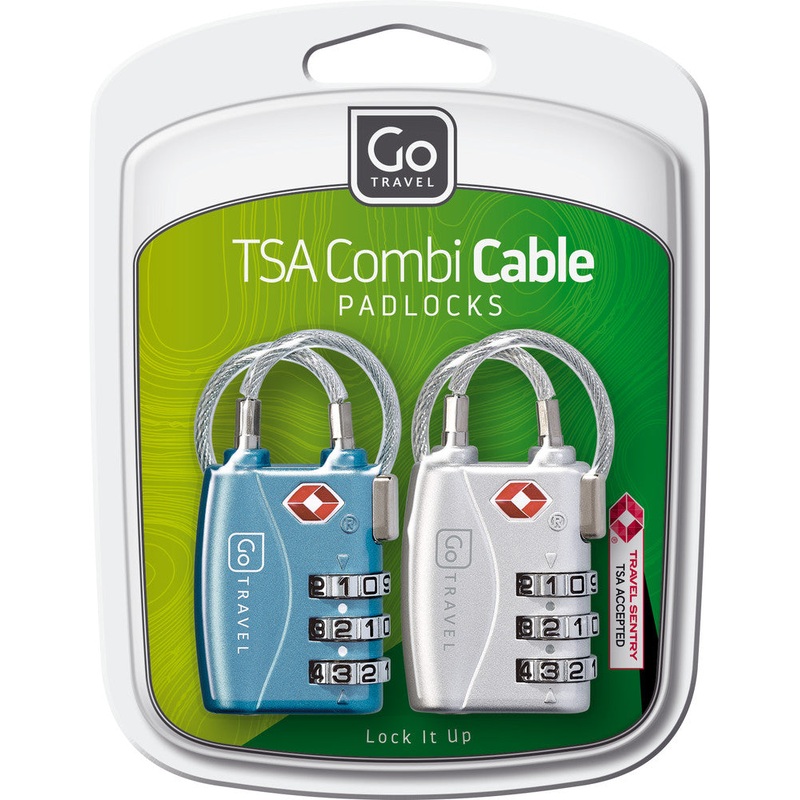 TSA Combi Cable Padlocks 2 units