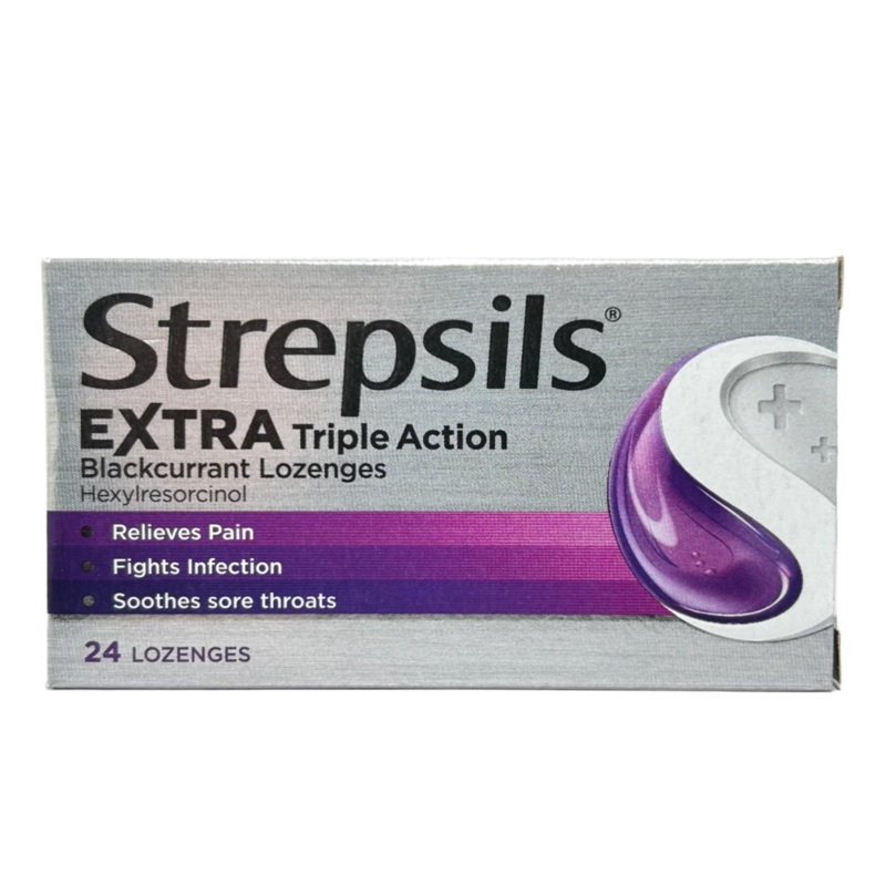 Extra Triple Action Blackcurrant 24 lozenges