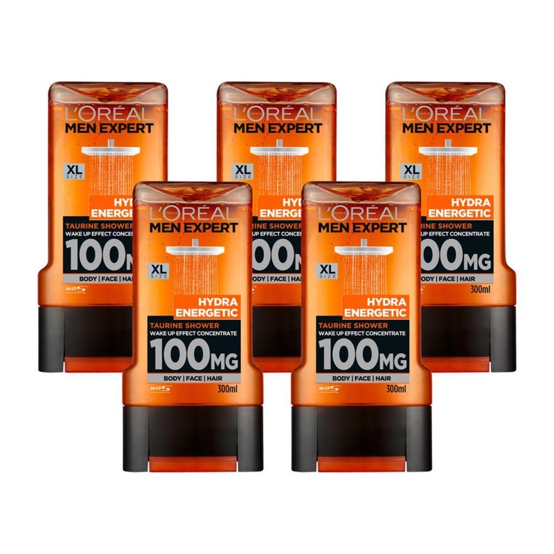 Hydra Energetic Shower 300Ml 5 Pack Bundle