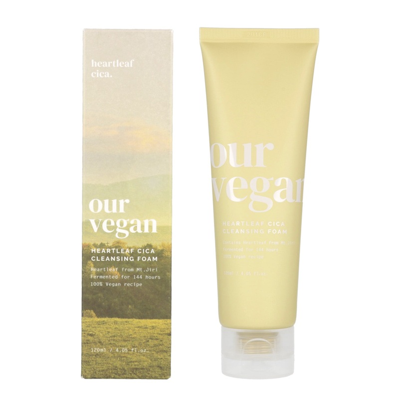 MANYO FACTORY Our Vegan Heartleaf Cica Cleansing Foam 120ml