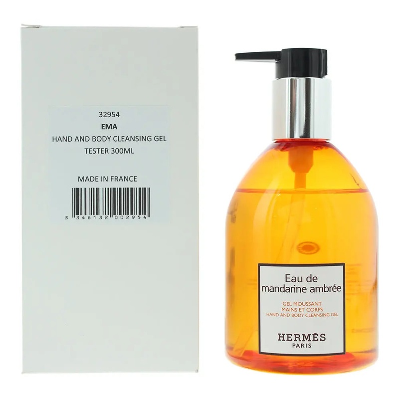 Herms Eau De Mandarine Ambre Tester Hand And Body Cleansing Gel 300ml