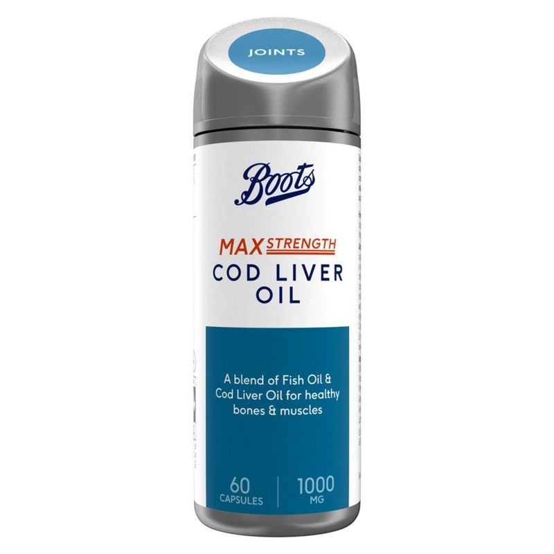 Max Strength Cod Liver Oil 1000Mg 60 Capsules (2 Month Supply)