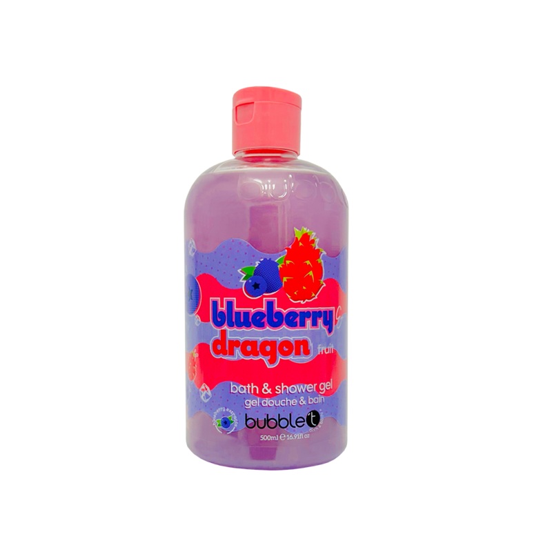 bubble t Bath & Shower Gel Blueberry & Dragon Fruit 500ml