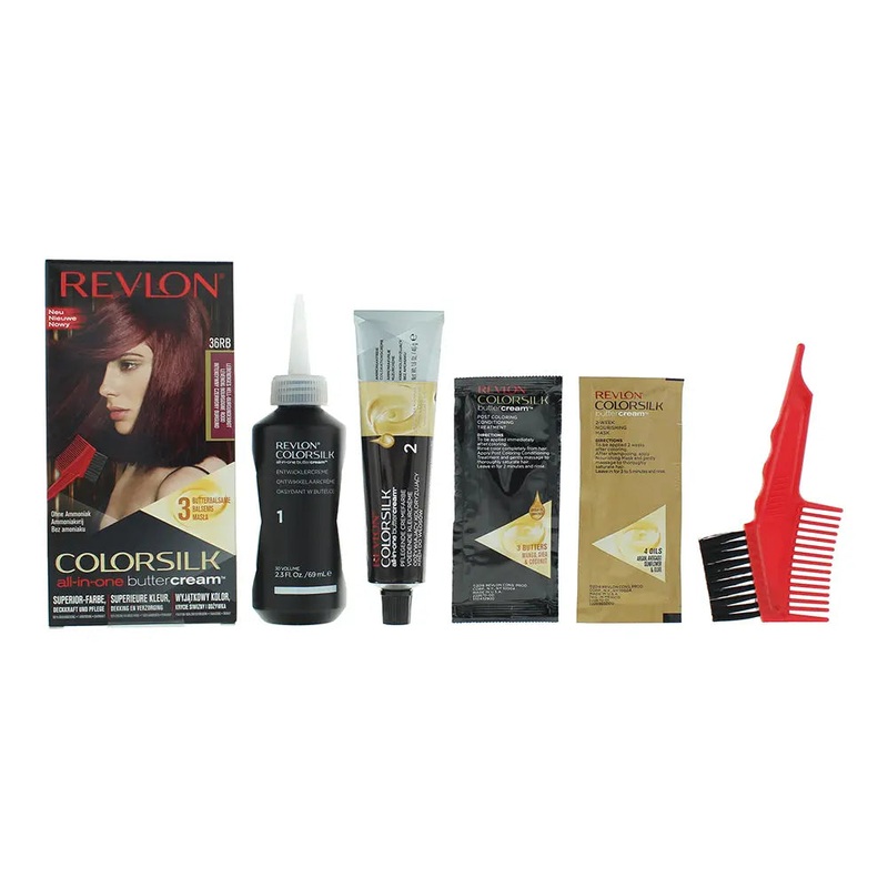 Revlon Colorsilk All-In-One Buttercream 36Rb Red Burgundy Hair Colour