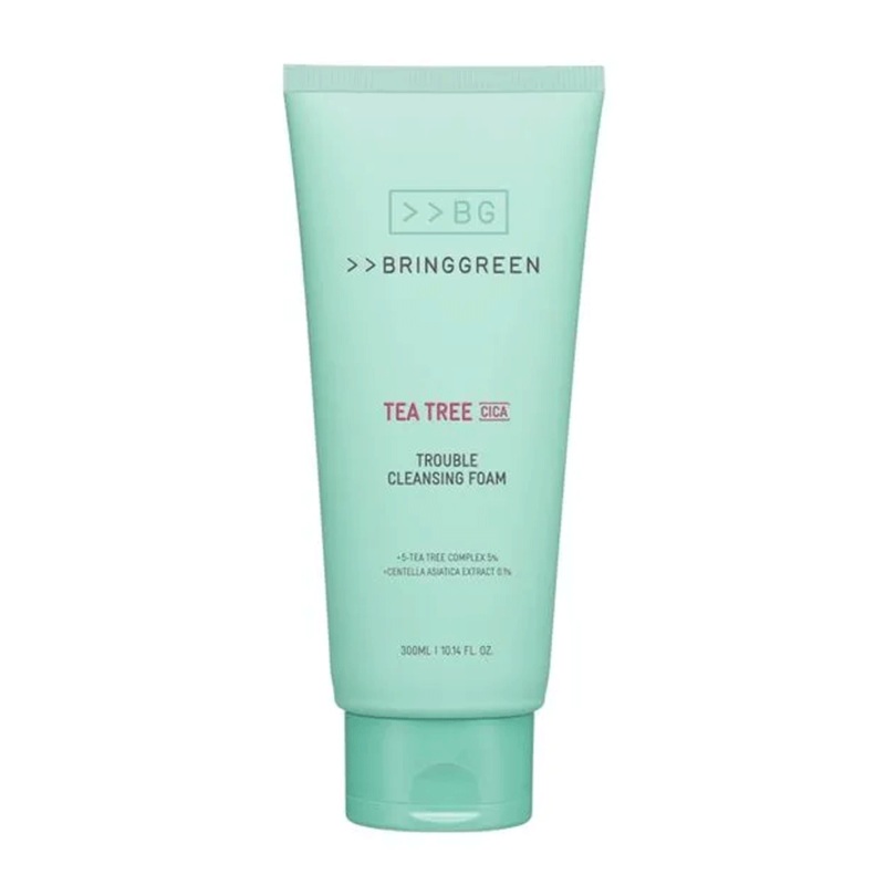 BRING GREEN Tea Tree Cica Trouble Cleansing Foam 300ml