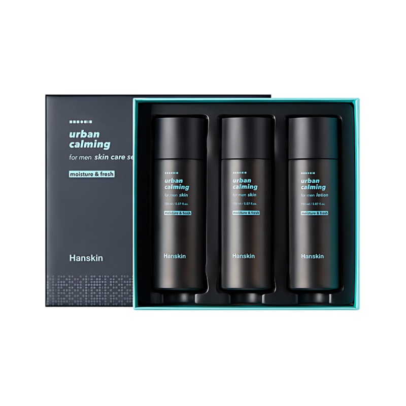 Hanskin Urban Calming For Men Skincare Set