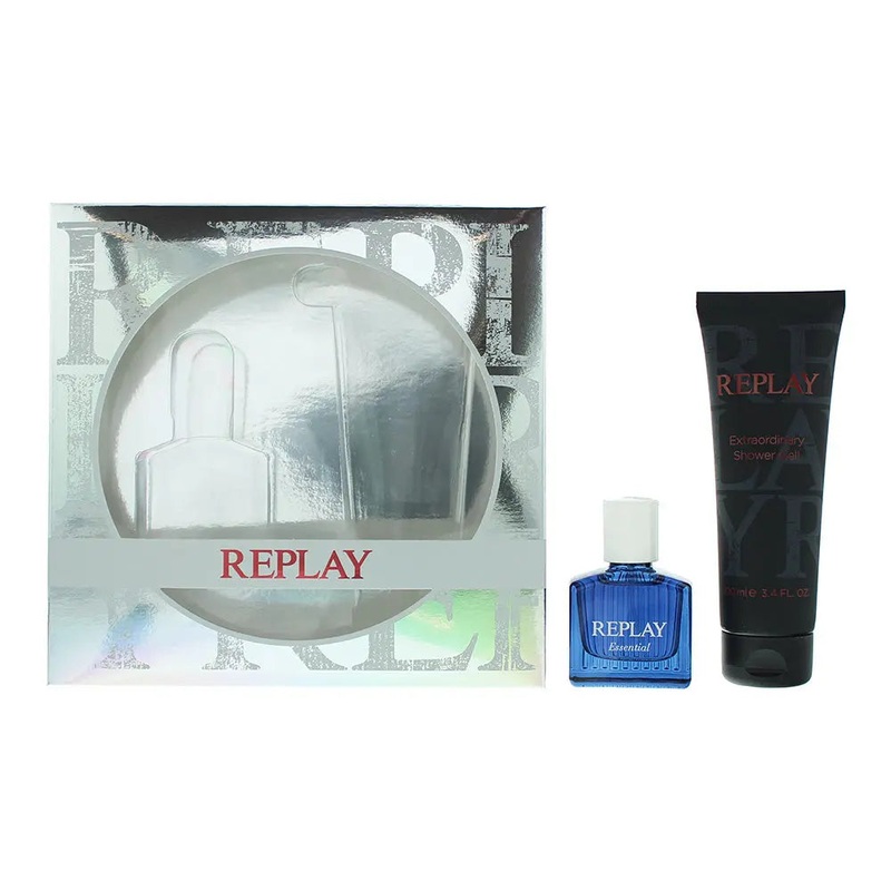 Replay Essential For Him 2 Piece Gift Set: Eau de Toilette 30ml – Shower Gel 100