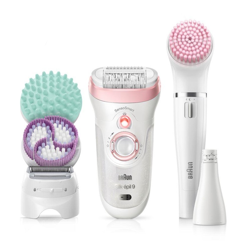 Silk-pil Beauty Set 9 9-985 Deluxe 7-In-1 Hair Removal – Epilator, Shaver, Exfoliator