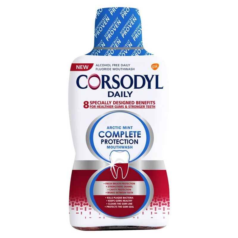 Daily Arctic Mint Complete Protection Mouthwash 500Ml