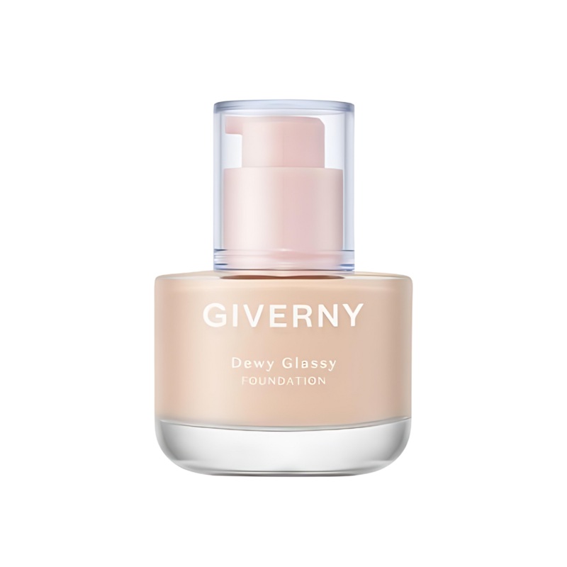 GIVERNY Dewy Glassy Foundation SPF 38 PA+++ 30ml (7 Colors) No. 1 Ice