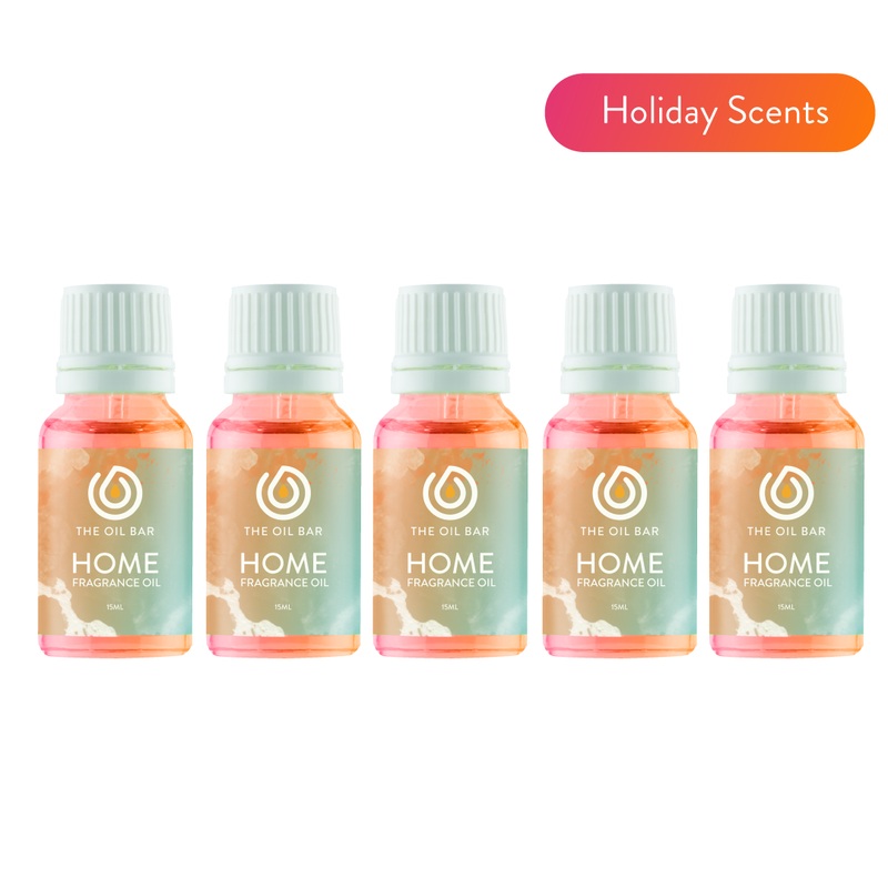 Holiday Home Fragrance Oil: 1/2oz (5 Pack)