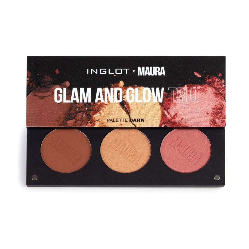 X Maura Glam And Glow Trio Palette Dark