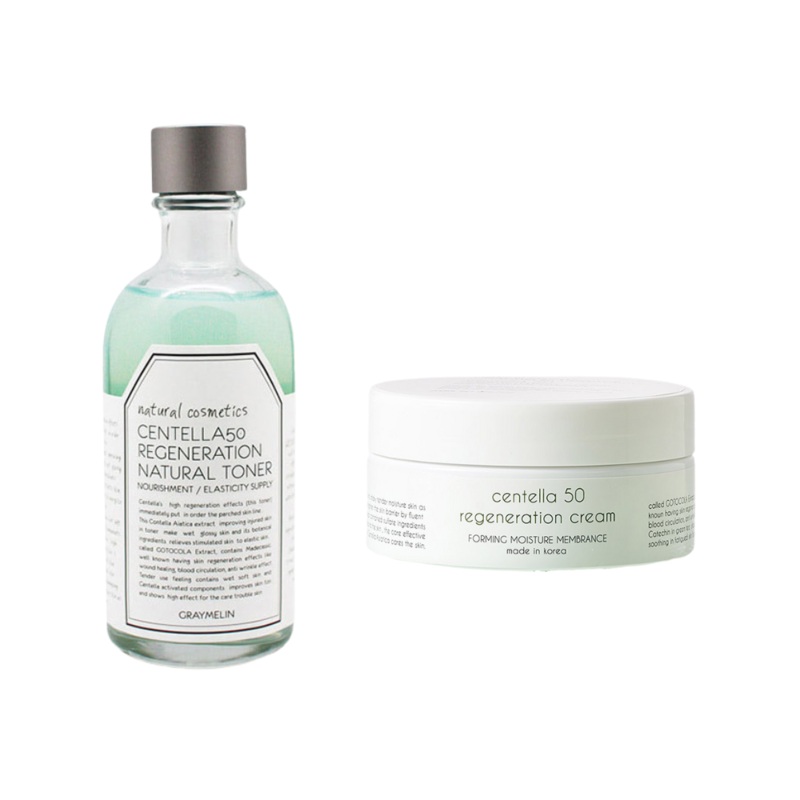GRAYMELIN Centella Soothing 2-Piece Skincare Set