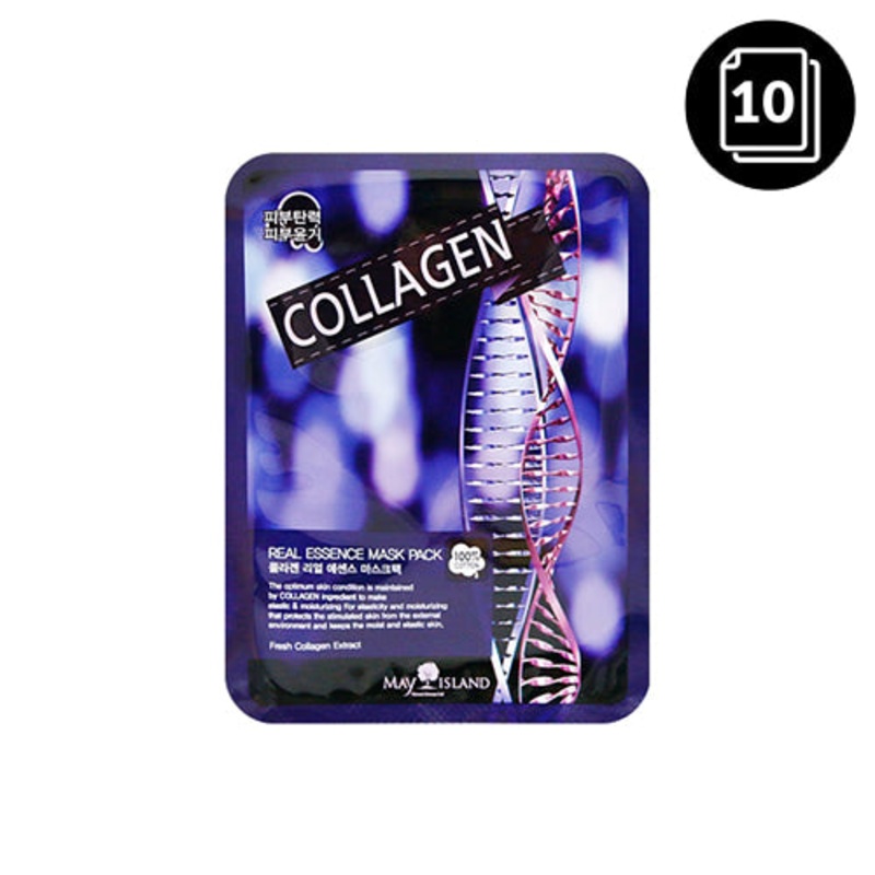 MAY ISLAND Collagen Real Essence Mask Pack 10ea 10ea