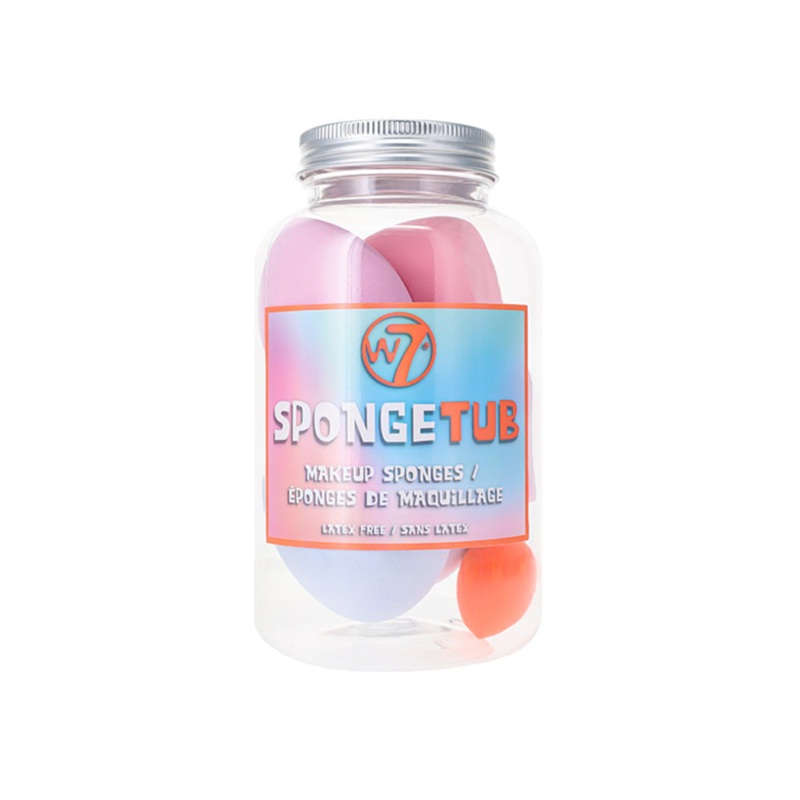 W7 Sponge Tub Latex Free Makeup Sponges