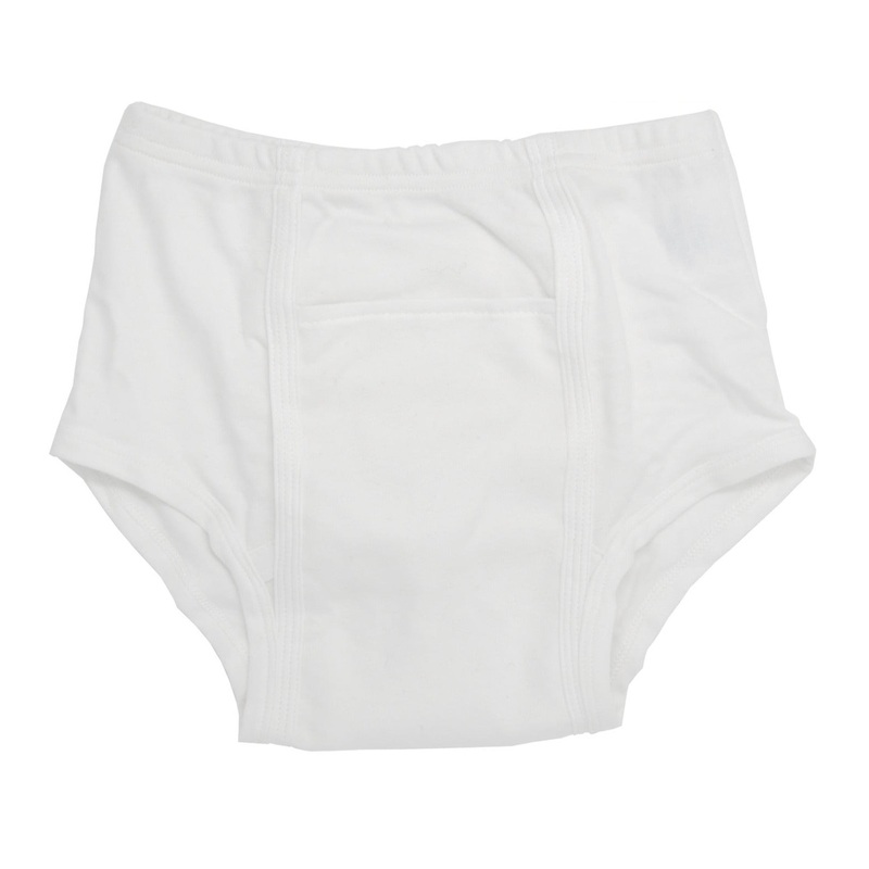 Male Pouch Pants medium medium White