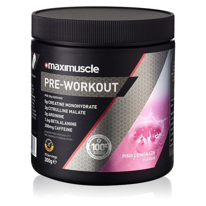 Pre-Work Out Powder Pink Lemonade – 300G