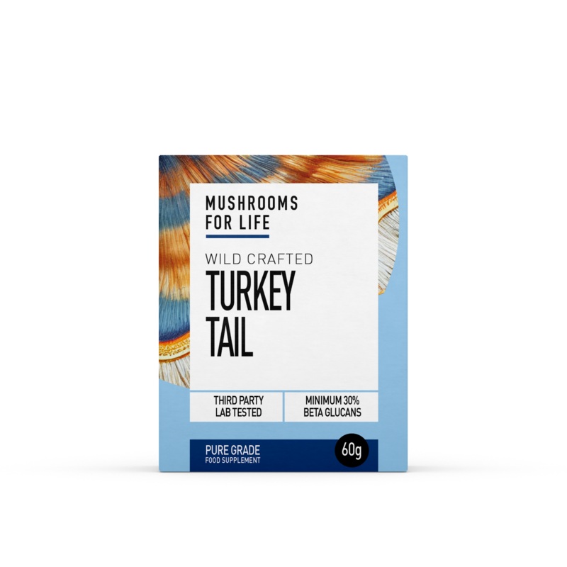 Wild Crafted Turkey Tail Pure Grade Extract 60g