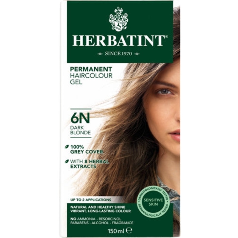 6N Dark Blonde Permanent Hair Colour Gel 150ml