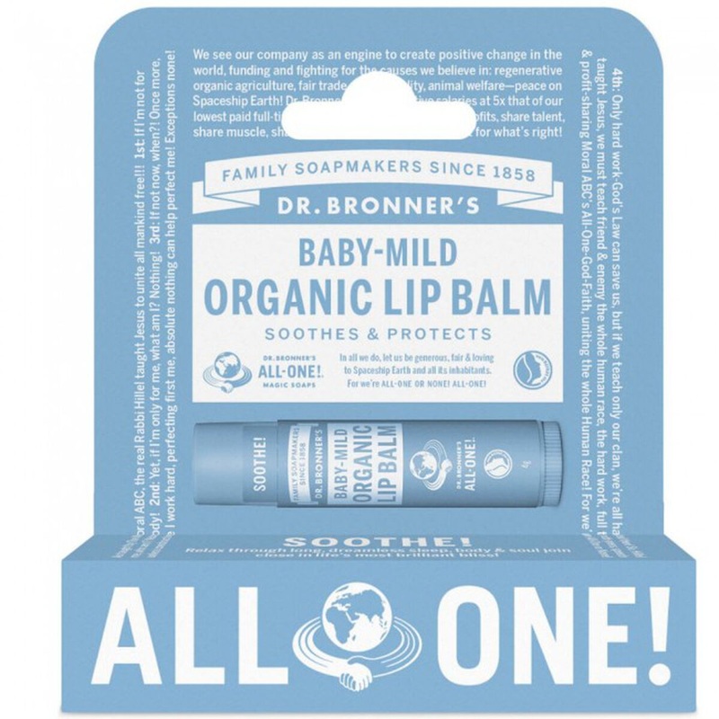 Lip Balm Dr Bronner’s Baby Mild 4 g Cream