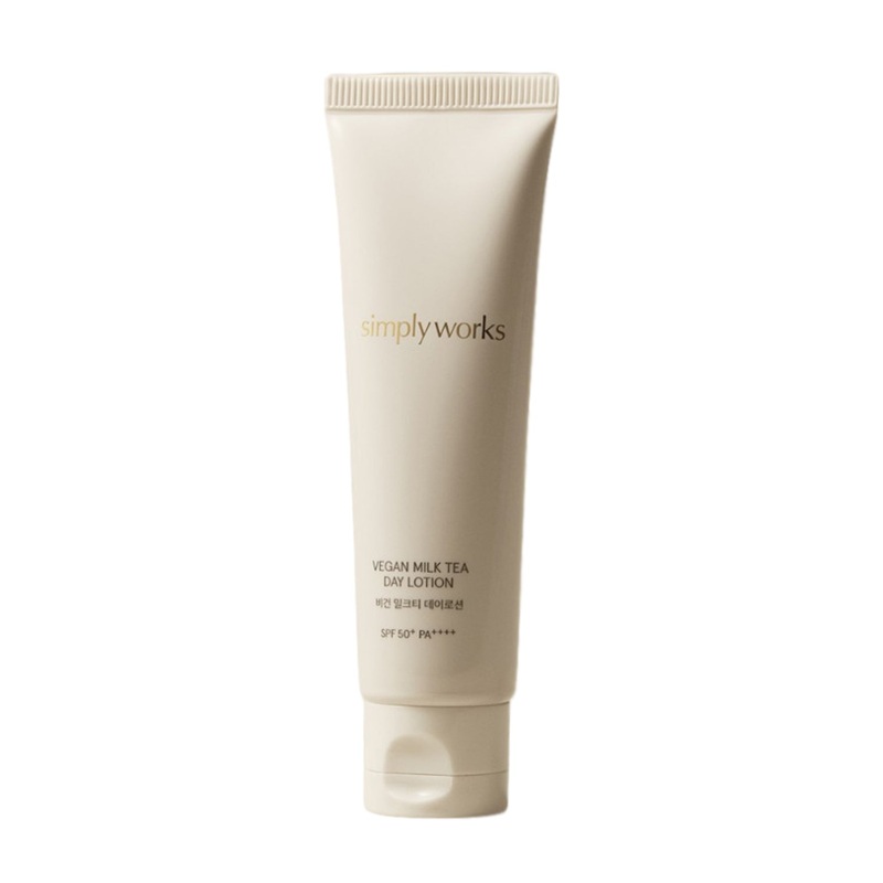 simply works Vegan Milk Tea Day Lotion SPF 50+ PA++++