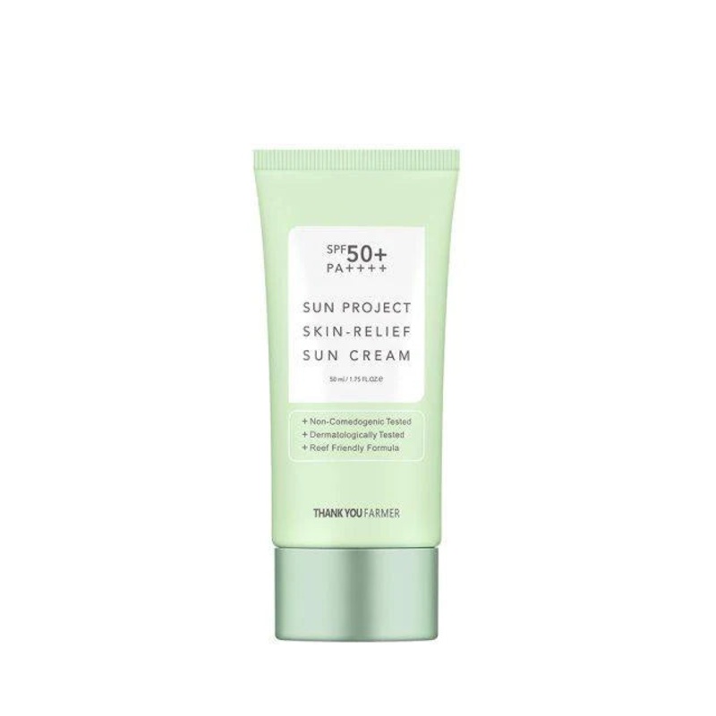 THANK YOU FARMER Sun Project Skin Relief Sun Cream SPF50+ PA++++ 50ml