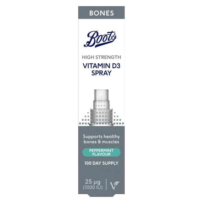 Vitamin D3 25Ug Peppermint Spray 15Ml (100 Day Supply)
