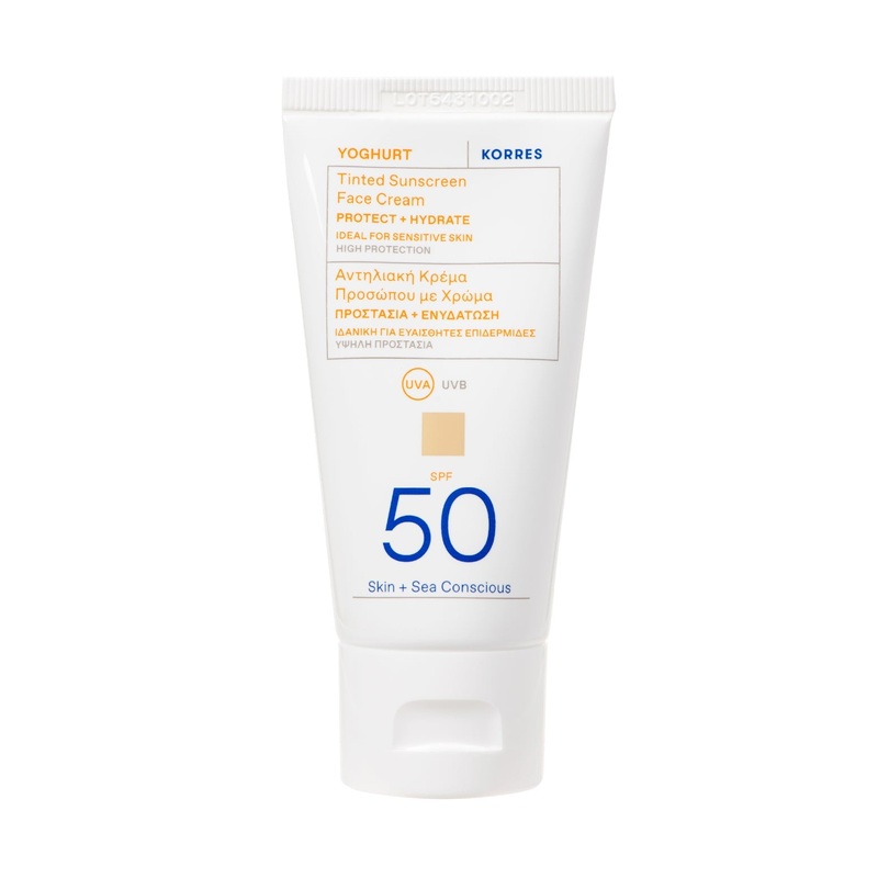 Yoghurt Tinted Sunscreen Face Cream SPF-50 50ml