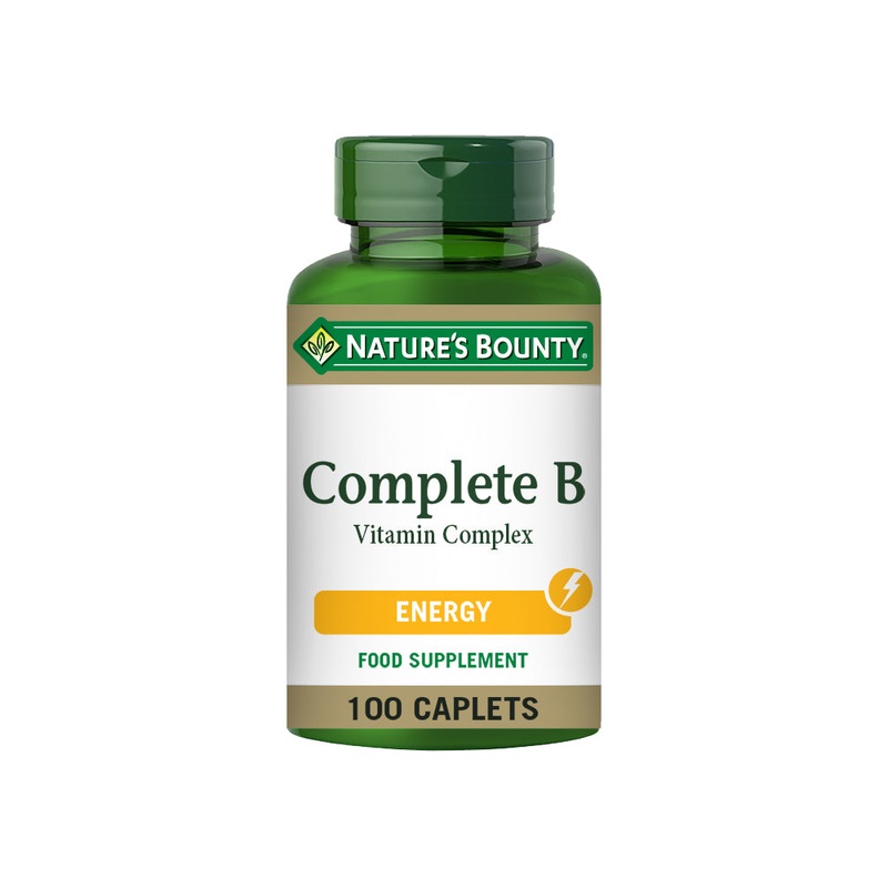 Complete B Vitamin Complex Caplets 100 tablets