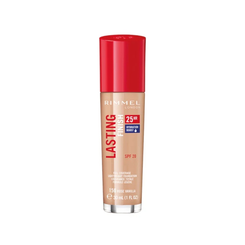 Rimmel Lasting Finish Foundation 25 Hour Wear 150 Rose Vanilla