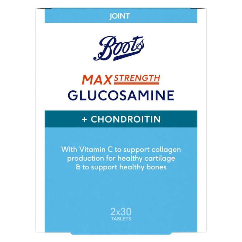 Max Strength Glucosamine & Chondroitin 2 X 30 Tablets (1 Month Supply)