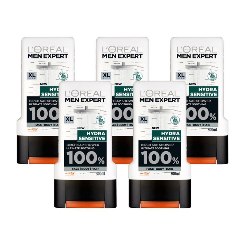 Hydra Sensitive Shower 300Ml 5 Pack Bundle