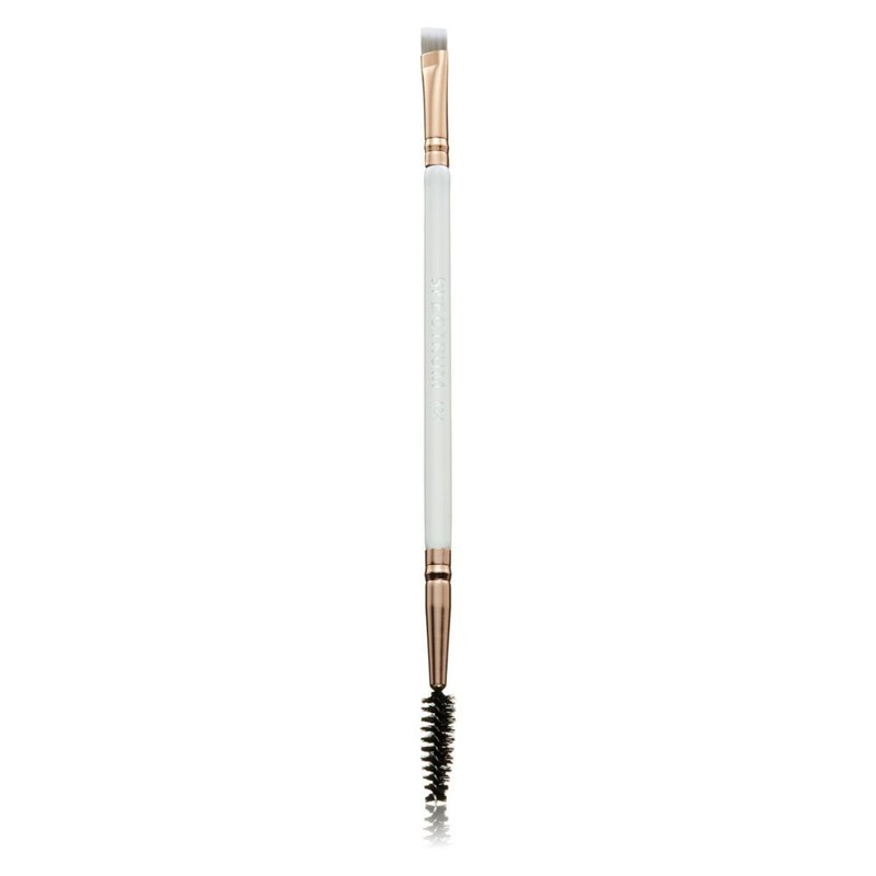 Collections White Marble Ma24 Double Ended Brow Brush