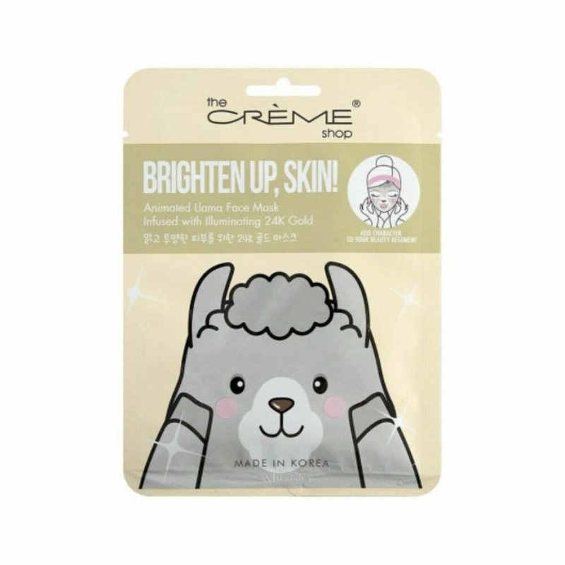 Facial Mask The Crme Shop Brighten Up, Skin! Llama (25 g)
