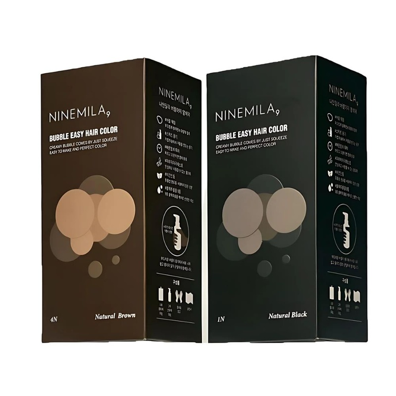 NINEMILA Bubble Easy Hair Color (2 colors to choose) 1N Natural Black